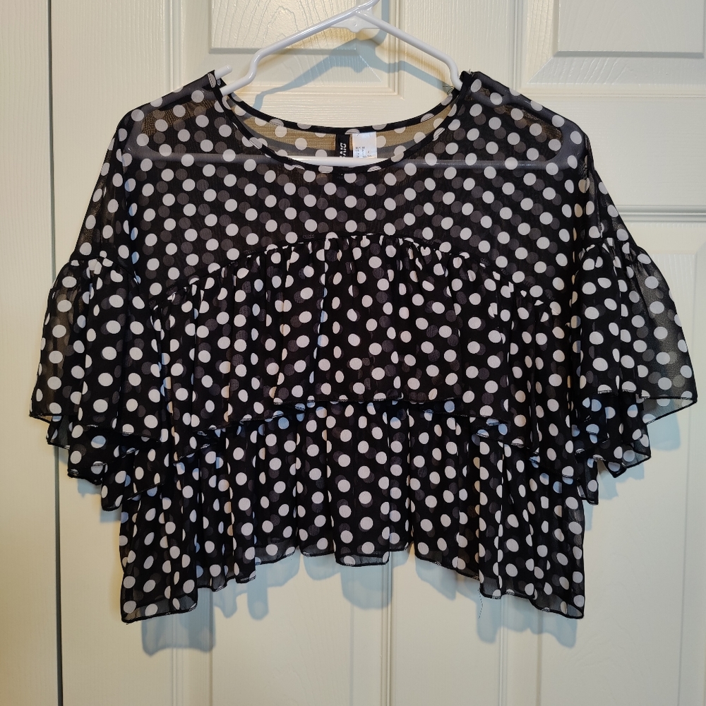 Polkadot crop top